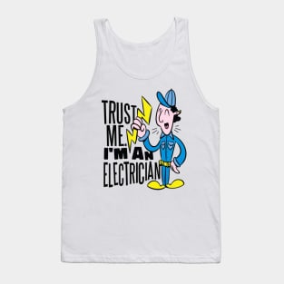 Funny Electrician Tank Top